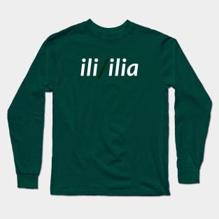 Esperanto Pronouns - Pronomoj - ili/ilia Long Sleeve T-Shirt